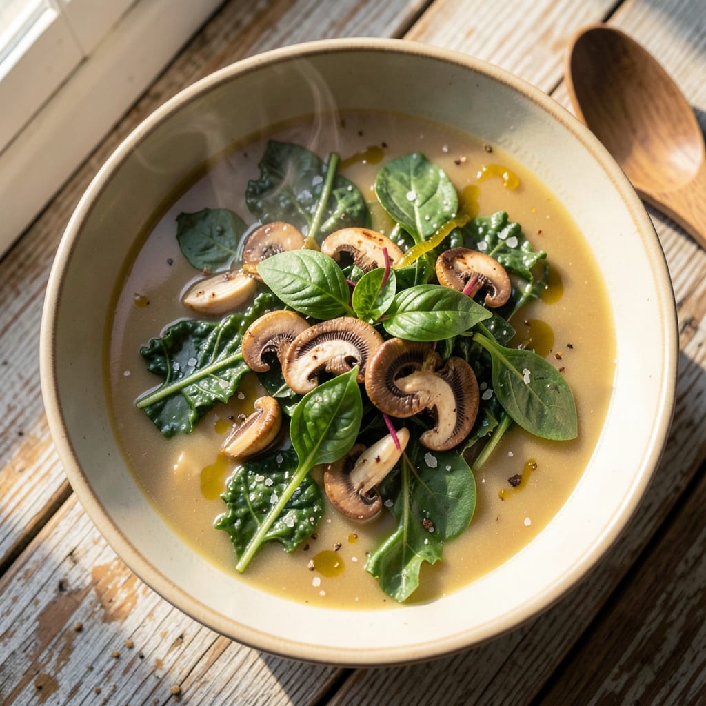 Adrenal Soup Recipe: Immune-Boosting Greens with Bone Broth Base