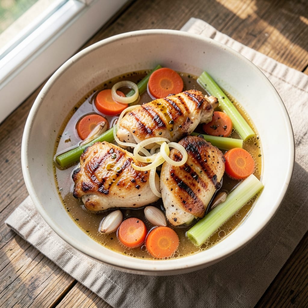 Air Fryer Chicken Soup Recipe: Crispy-Topped Comfort in 20 Minutes
