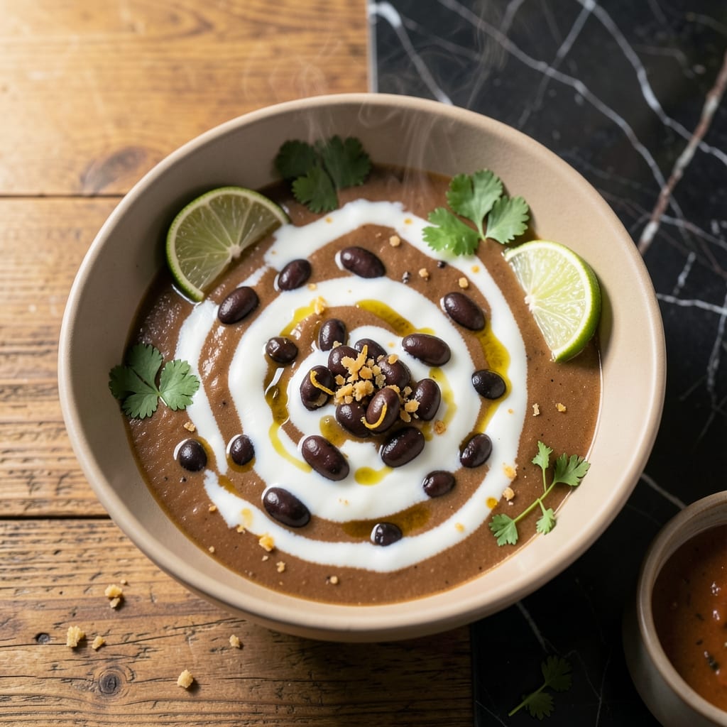 5 Ingredient Black Bean Soup Recipe: Creamy Coconut-Lime Zing in 20 Minutes