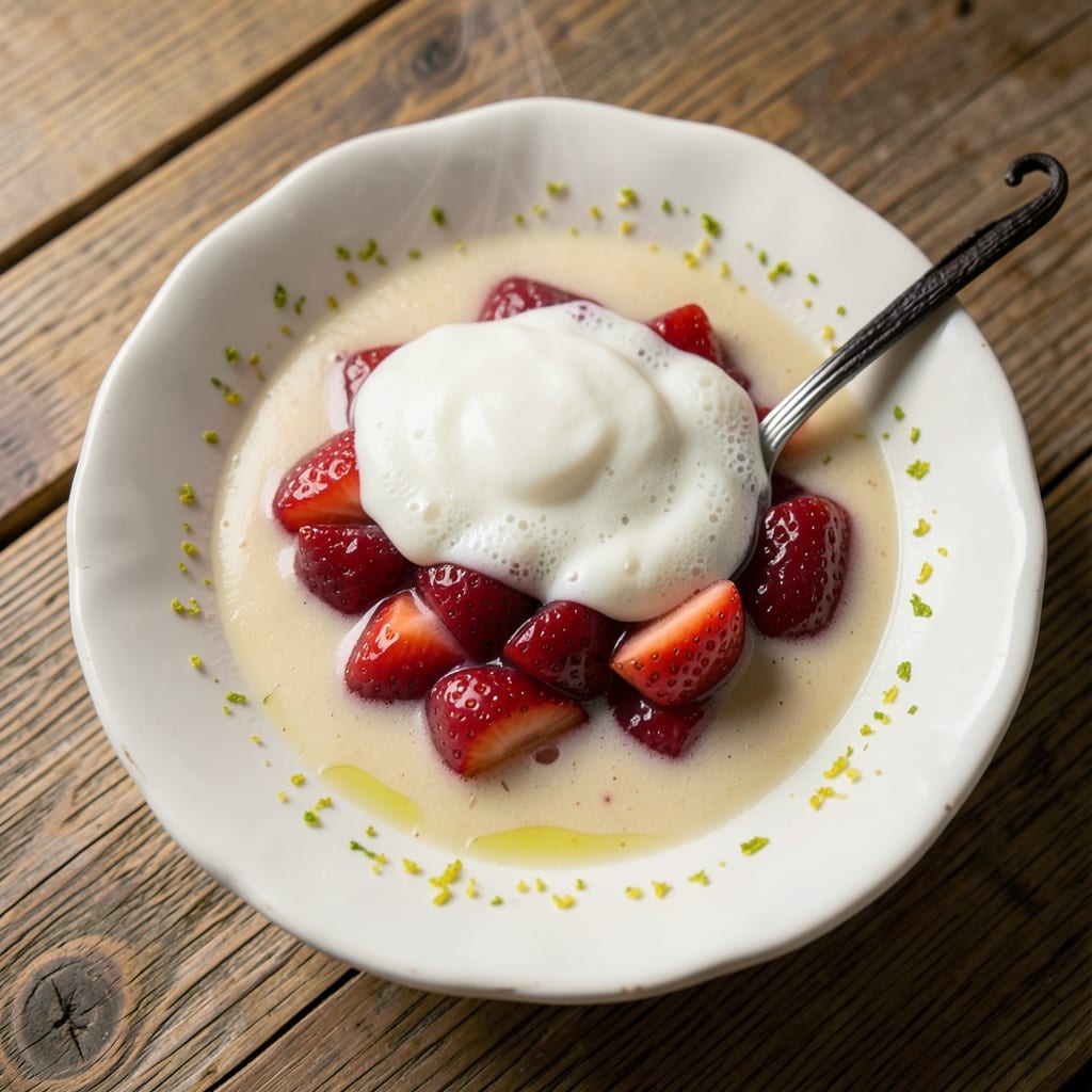 1900 Park Fare Strawberry Soup Recipe: Velvety Sweetness With Crunchy Almond Topping