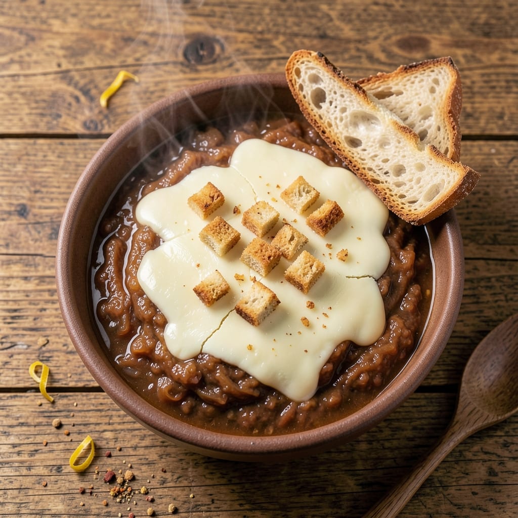 Ale House French Onion Soup Recipe: Caramelized Onions and Gruyère Gold