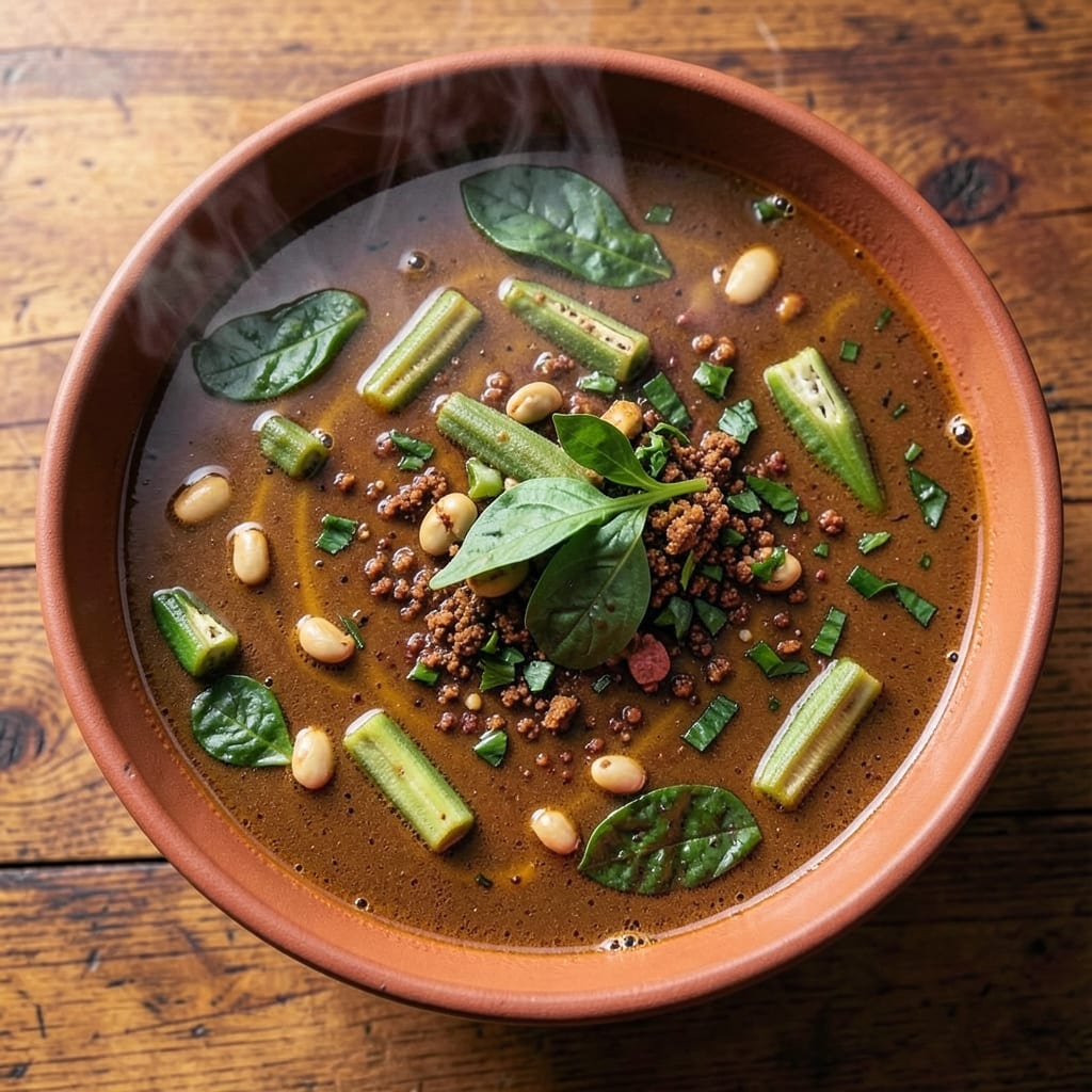 African Okra Soup Recipe Nigerian: Leafy Spinach Twist for Bold Nigerian Flavor
