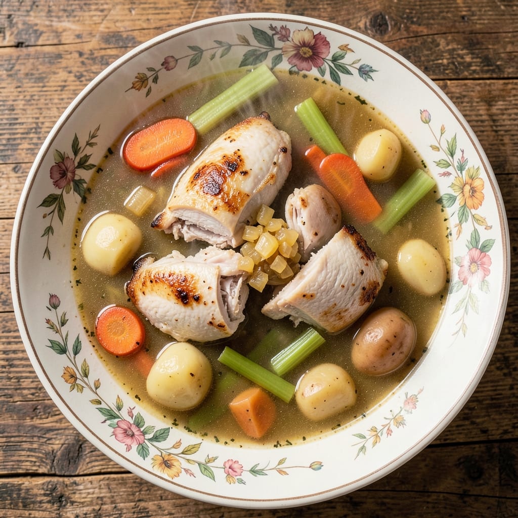 Alpine Village Chicken Soup Recipe: Swiss-Style Comfort with Herbed Dumplings