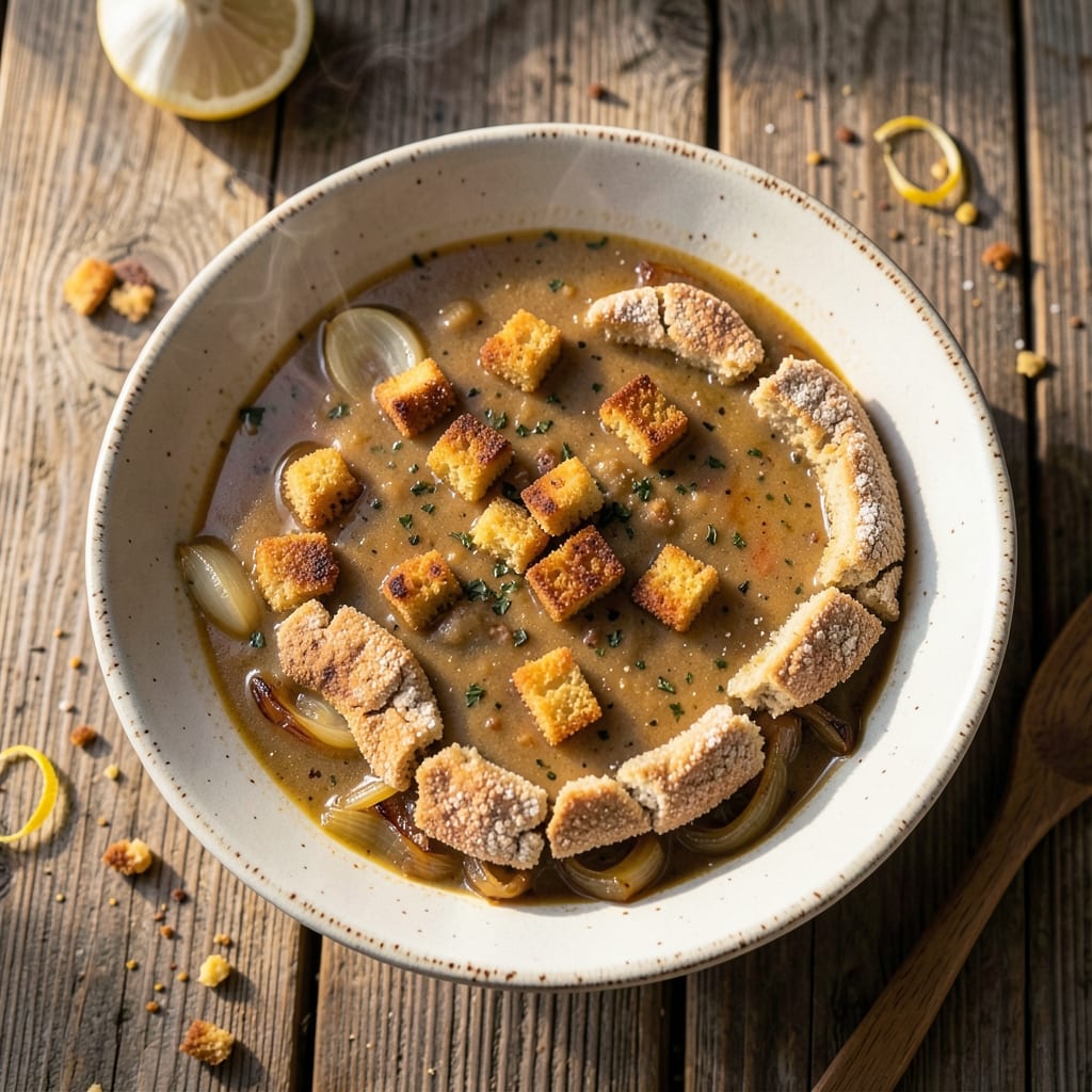 Acorda Soup Recipe: Yoruba Heritage Creaminess With Toasted Peanut Crunch