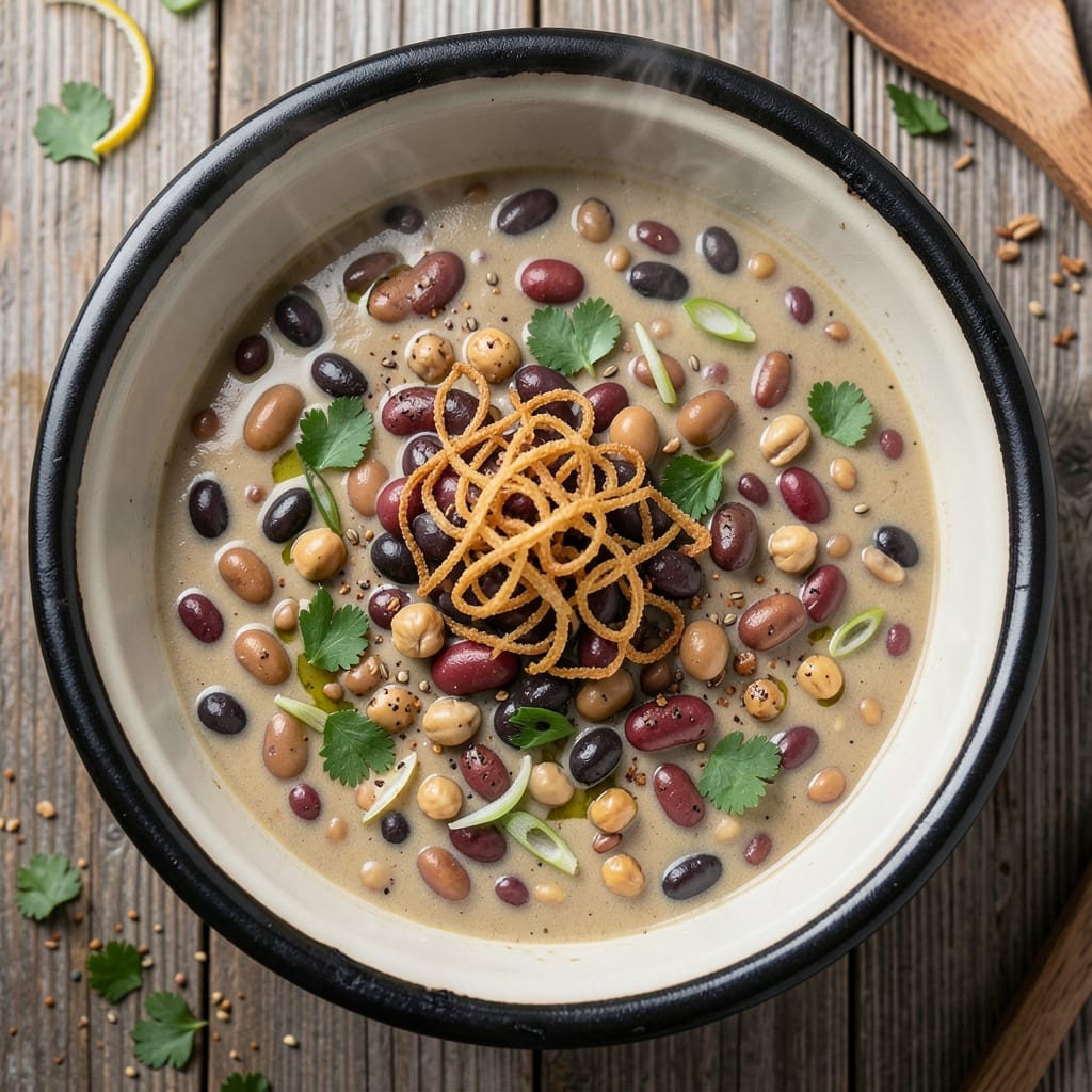 15 Bean Soup Crock Pot or Slow Cooker Recipe: Pantry Staples Transformed Into Soul-Warming Stew
