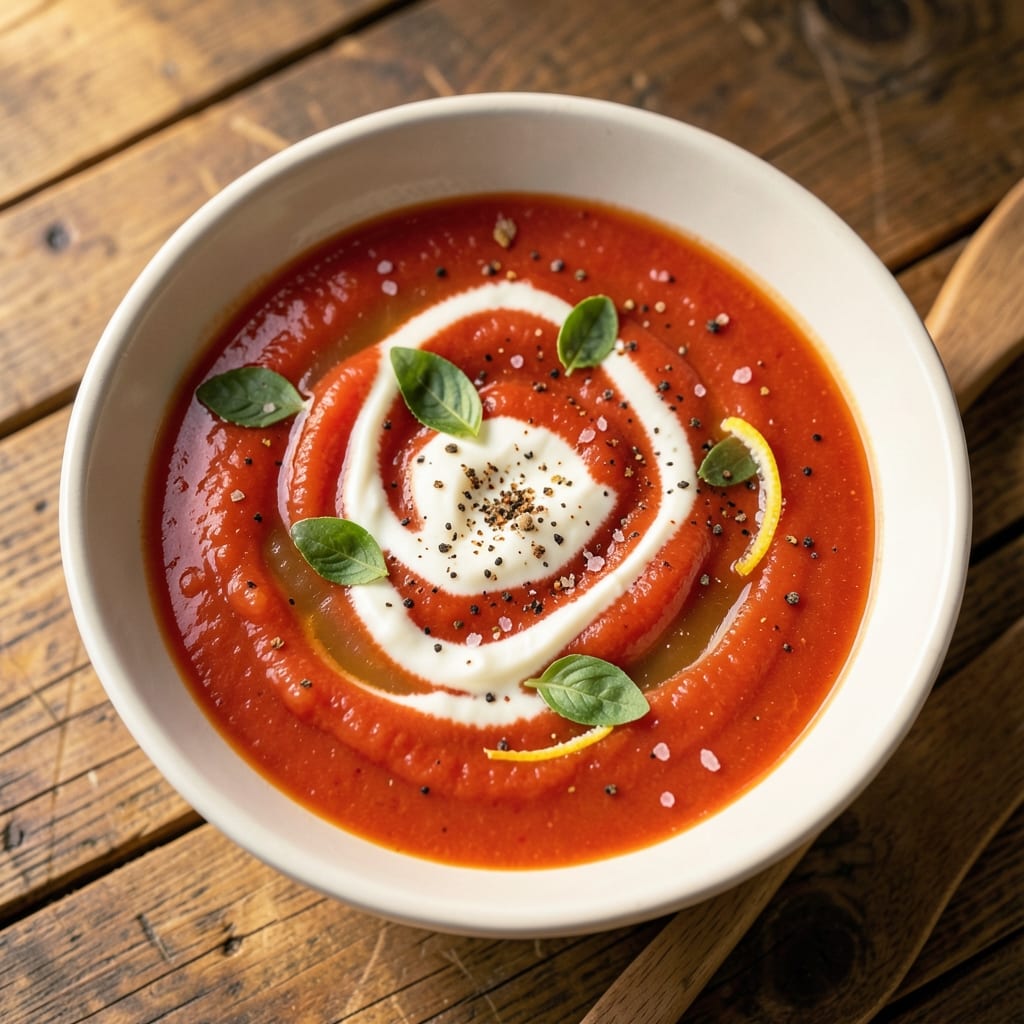 3-Ingredient Tomato Soup Recipe: Simmered Richness With No-Fuss Ease