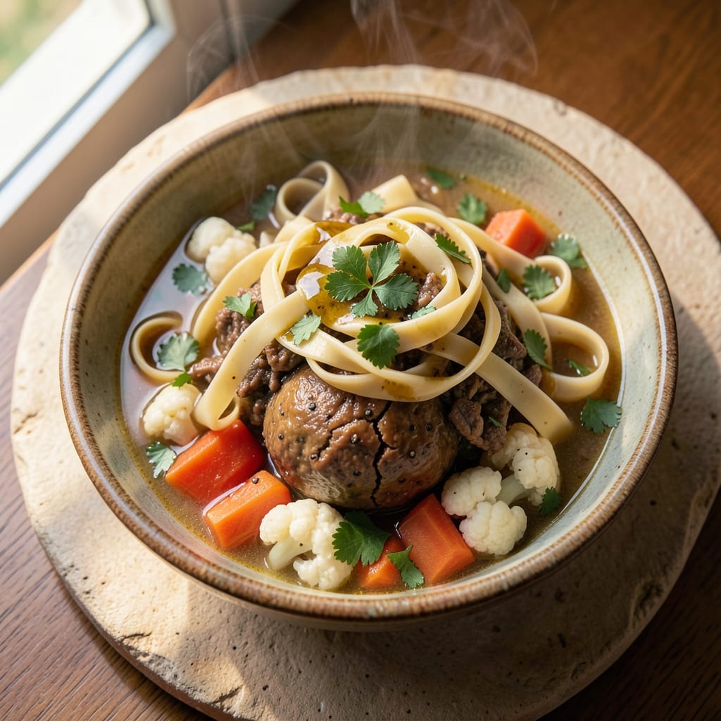 5-Star Italian Wedding Soup Recipe: Herbed Meatballs and Pappardelle in Broth