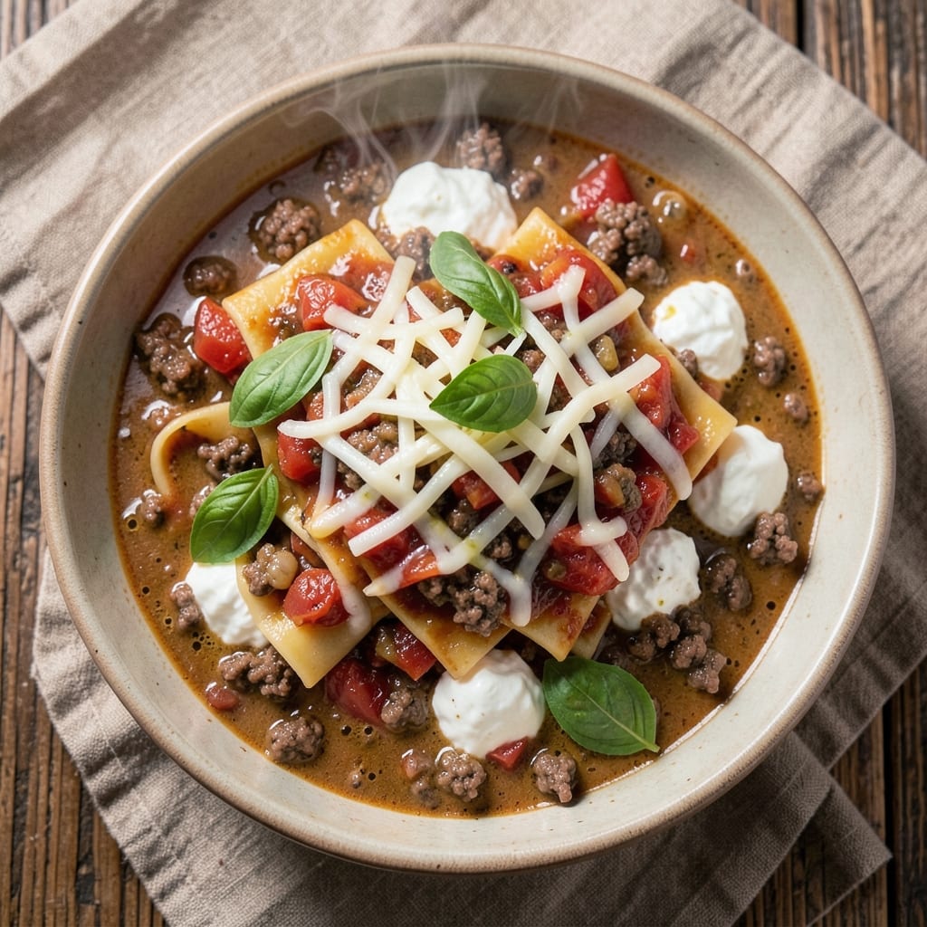 5-Star Lasagna Soup Recipe: Layers of Richness Without the Baking