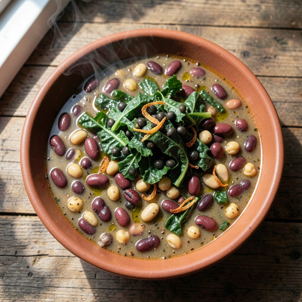 15 Bean Soup With Greens Recipe: Slow-Simmered Pantry Elegance