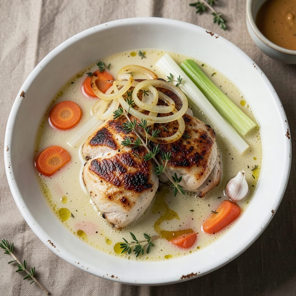 Alison Roman's Chicken Soup Recipe: Herbed Crisp-Top Magic