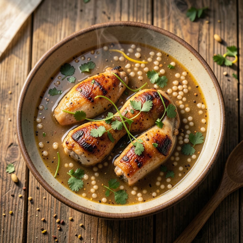 Afghani Chicken Soup Recipe: Cardamom-Spiced Comfort with Toasted Barley