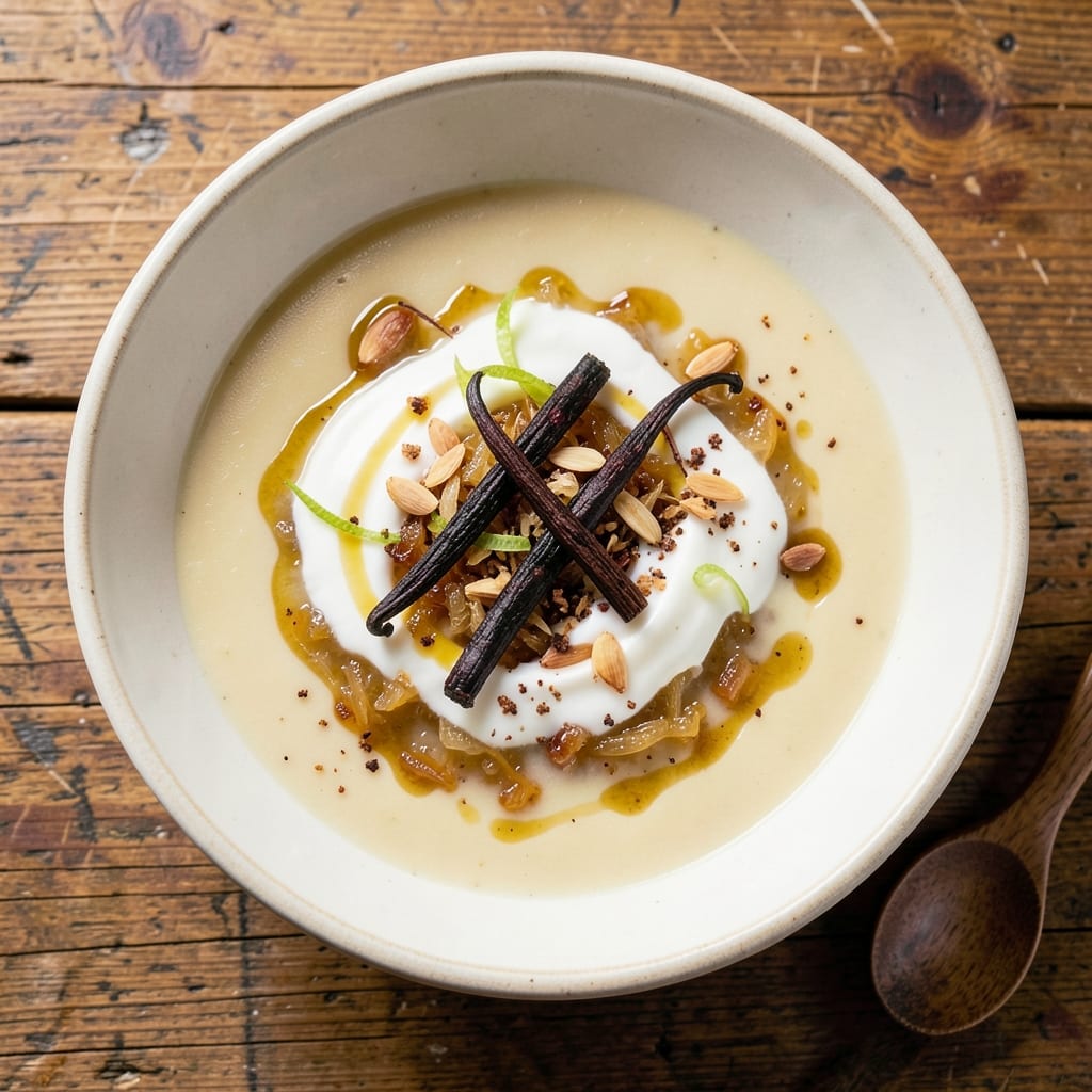 Almond Milk Soup Recipe: Silky Vanilla-Cardamom Comfort