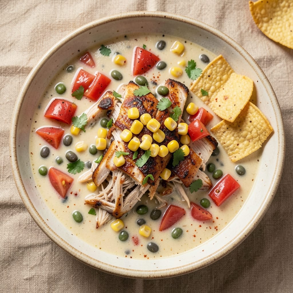 5-Can Chicken Tortilla Soup Recipe: Smoky Black Bean and Corn Crunch Fusion