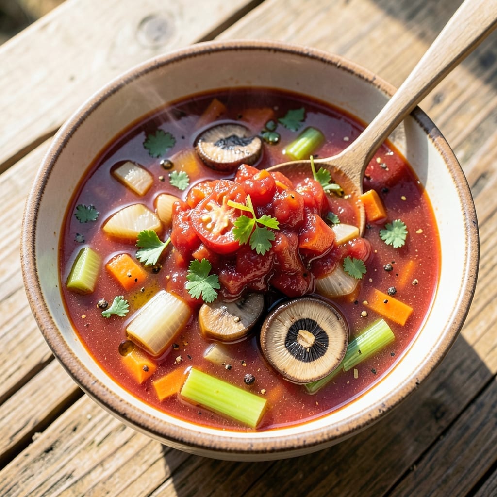 All-Vegetable Soup Recipe: Layered Umami Depth From Pantry Staples