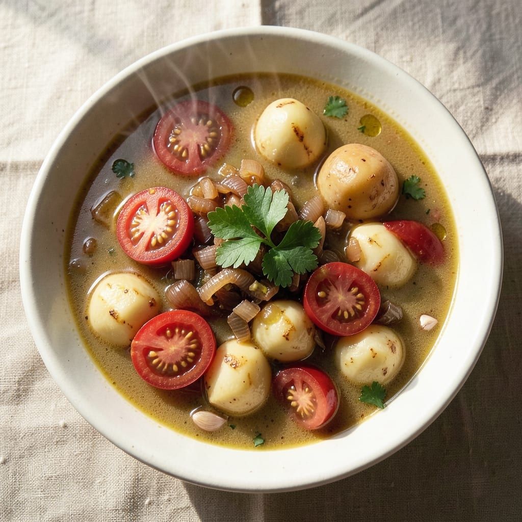 12 Tomatoes Potato Soup Recipe: Rustic Italian Grandma-Style Simmer