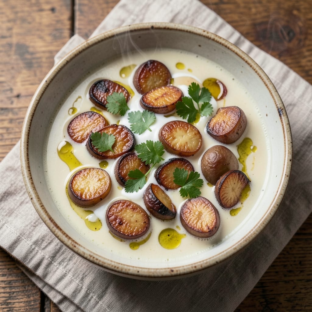 40 Clove Garlic Soup Recipe: Pungent Heat and Umami-Rich Depth