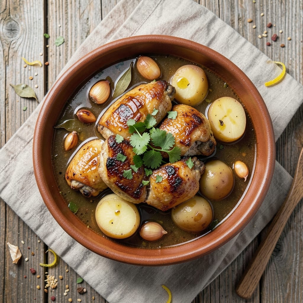 Adobo Soup Recipe: Slow-Braised Chicken in Tangy Vinegar Magic