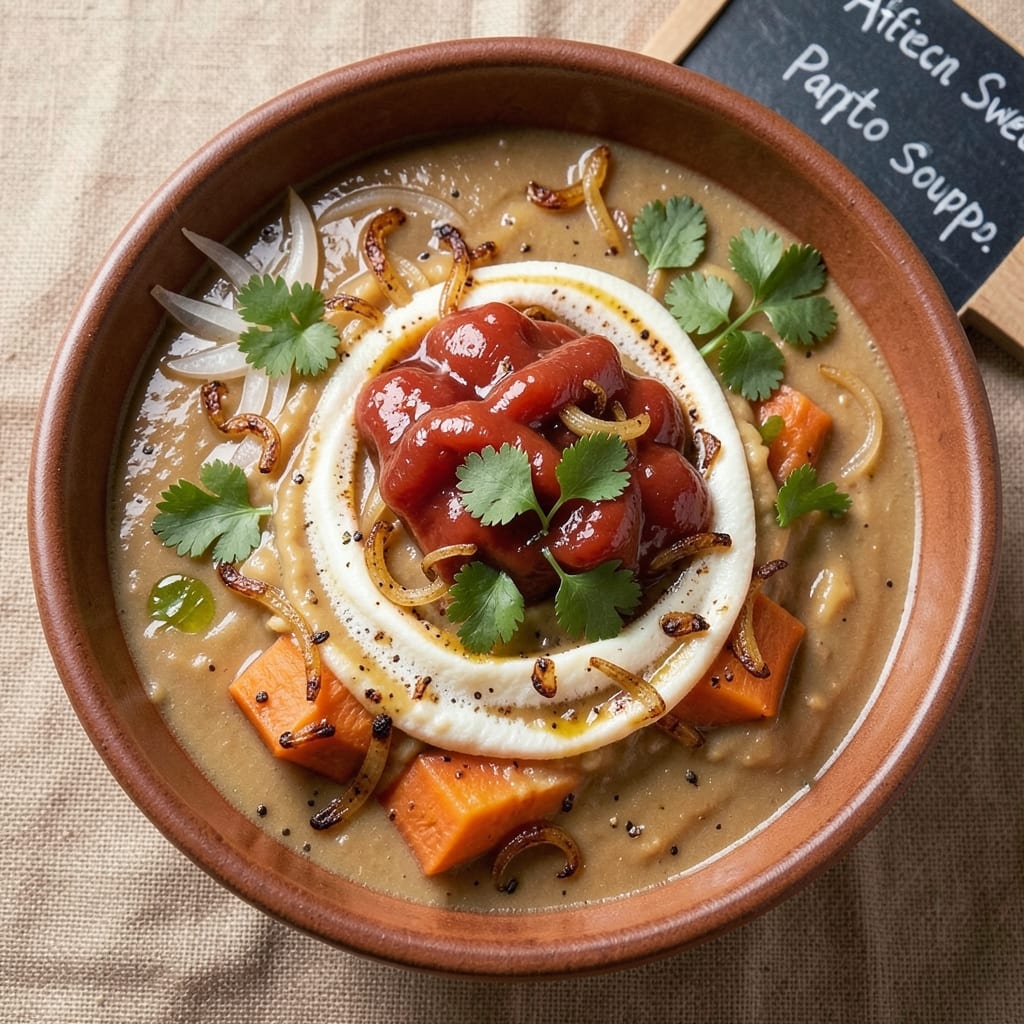 African Sweet Potato Soup Recipe: Toasted Cumin and Smoky Tomato Depth