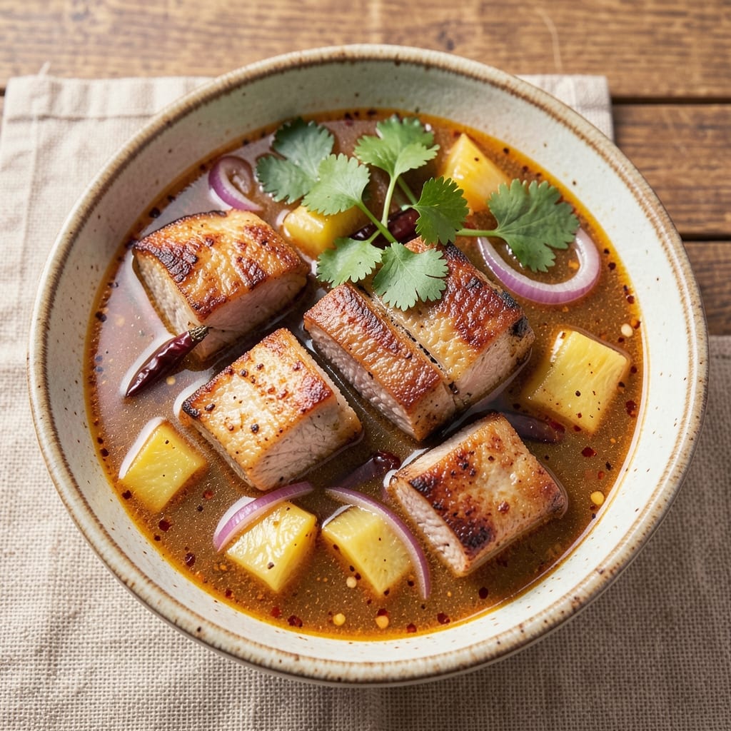 Al Pastor Soup Recipe: Smoky Chipotle and Pineapple Swirl in One Pot