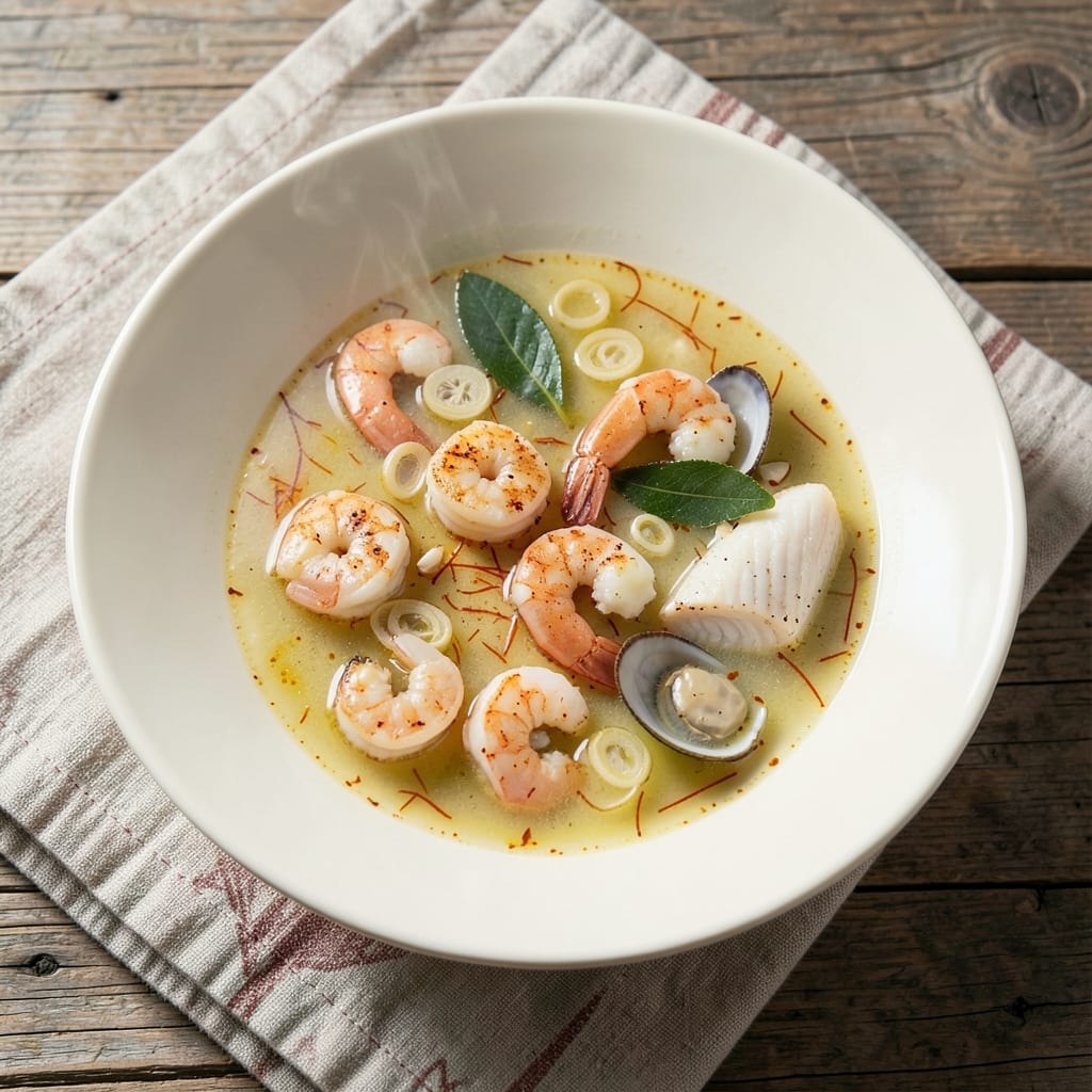 7 Mares Seafood Soup Recipe: Saffron-Infused Lisbon Luxury in One Pot