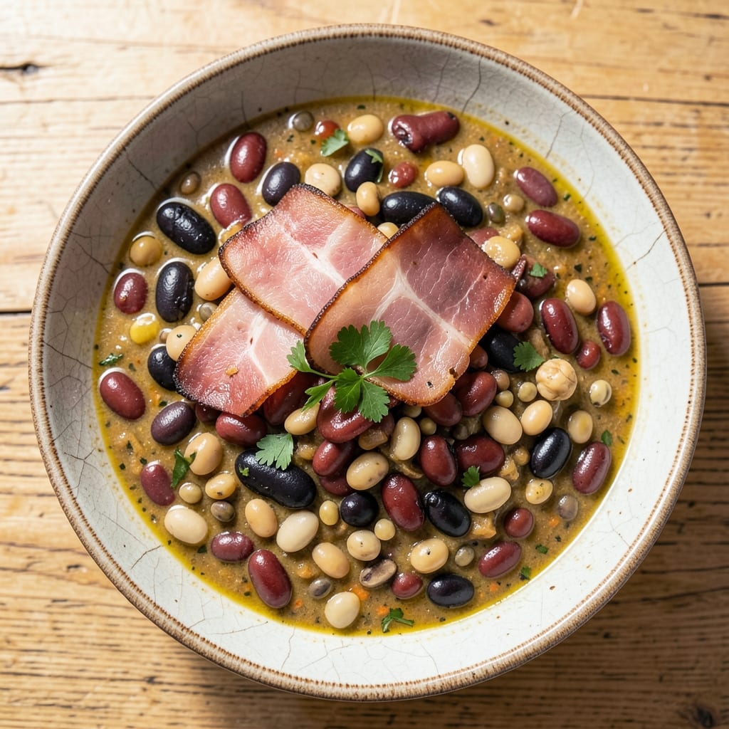 10 Bean Soup Recipe with Ham: Slow-Simmered Savory Depth in One Pot