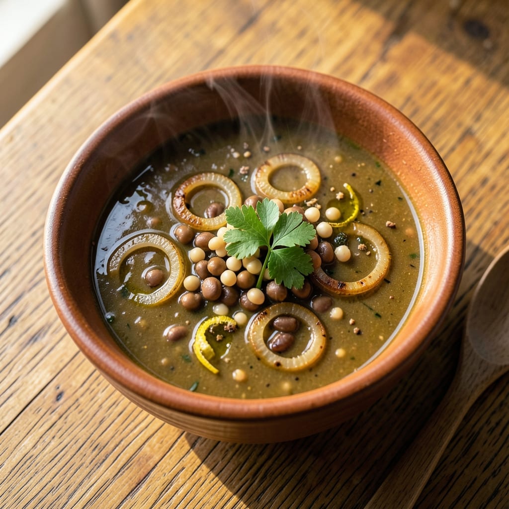 Aladdin Cafe Lentil Soup Recipe: Toasted Barley and Saffron Fragrance Fusion