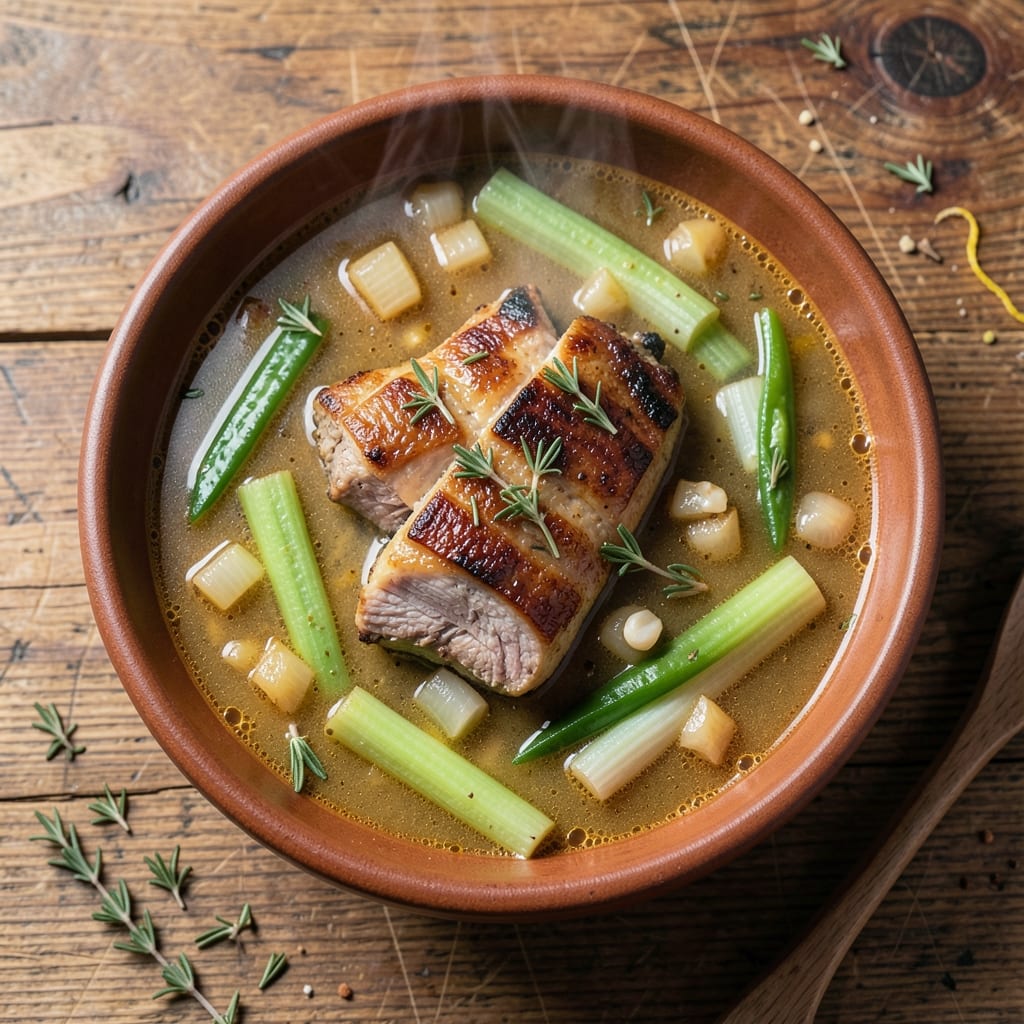 Alligator Soup Recipe: Swamp-Inspired Creaminess with Toasted Corn Crunch