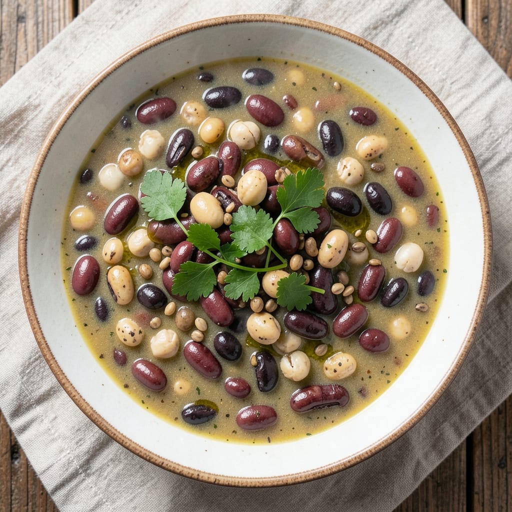 15 Bean Vegetable Soup Recipe: Hearty Winter Stew with 15 Pantry Staples