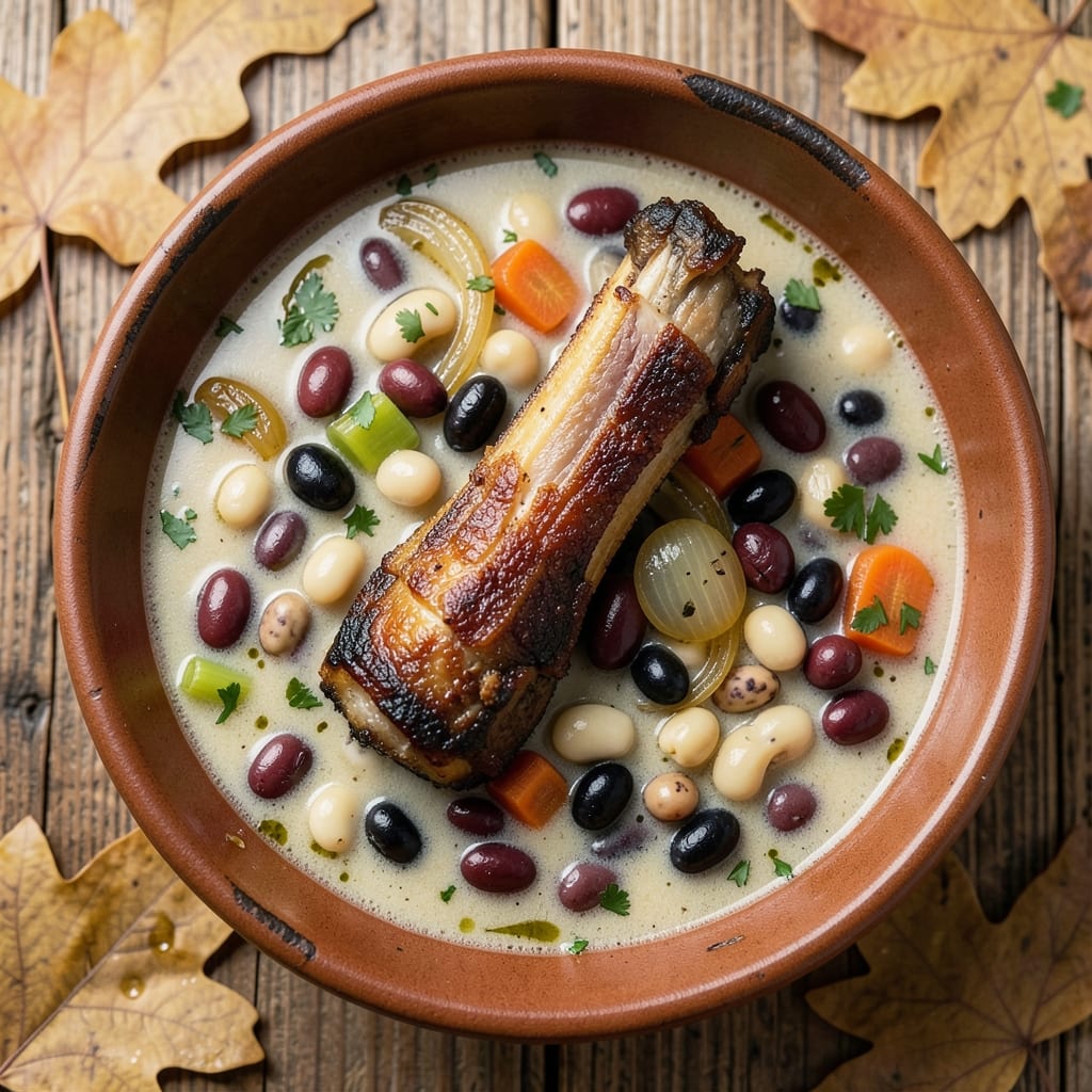 16 Bean Soup Recipe with Ham Bone: Slow-Simmered Bone Broth Depth