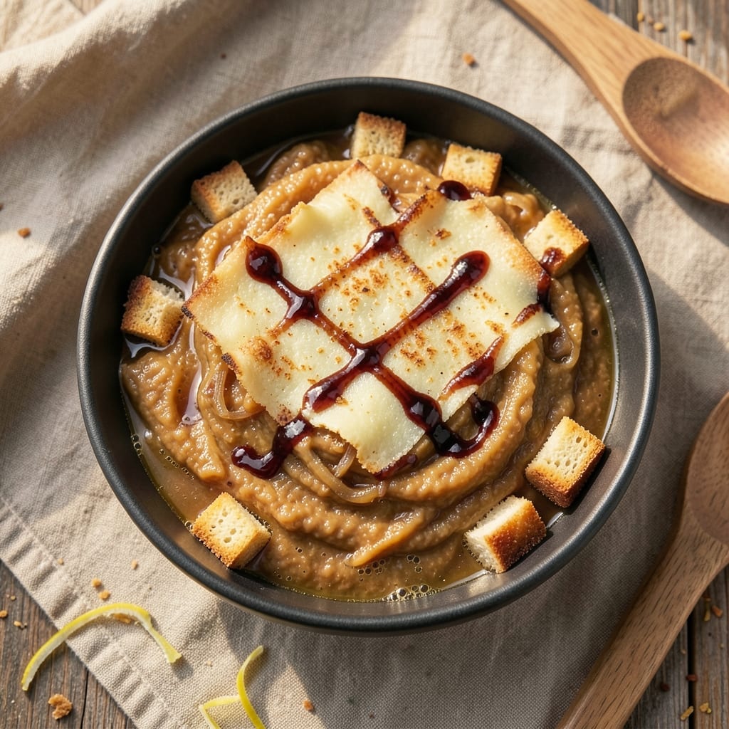 5-Star Onion Soup Recipe: Crispy Gruyère Crown and Silky Broth Harmony