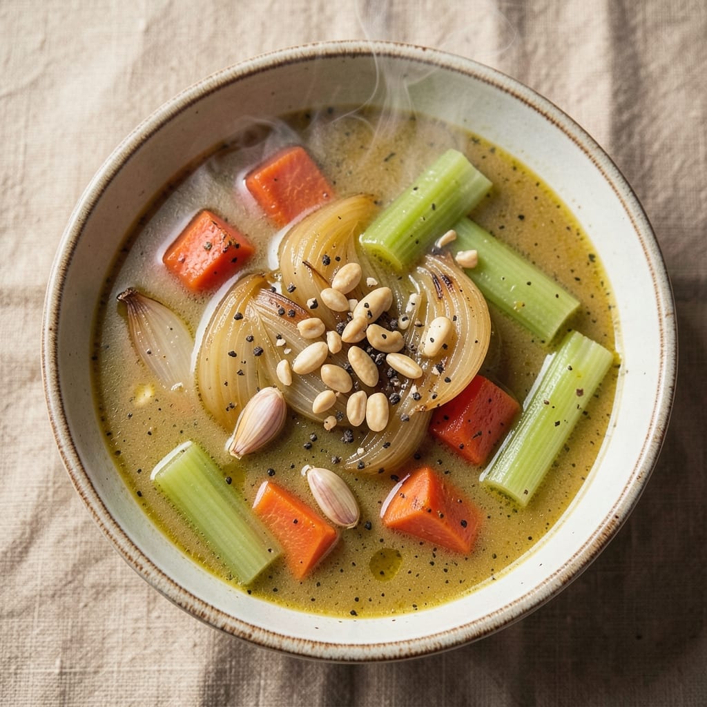 5-Star Vegetable Soup Recipe: Velvety Herb-Infused Depth in One Pot