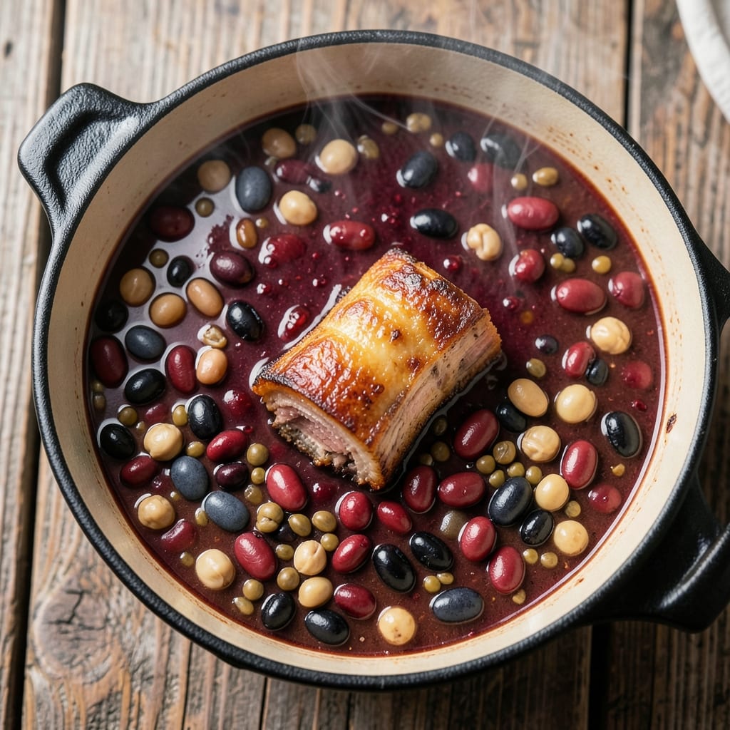 16 Bean Soup Recipe with Ham Hock Slow Cooker: Slow-Cooked Umami Bomb of 16 Legumes