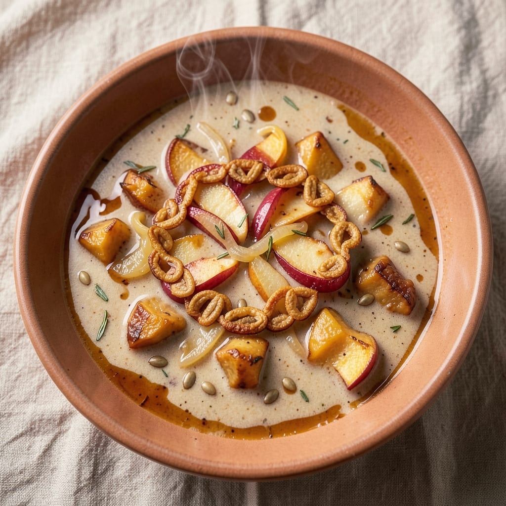 Acorn Squash and Apple Soup Recipe: Spiced Autumn Flavor in One Pot
