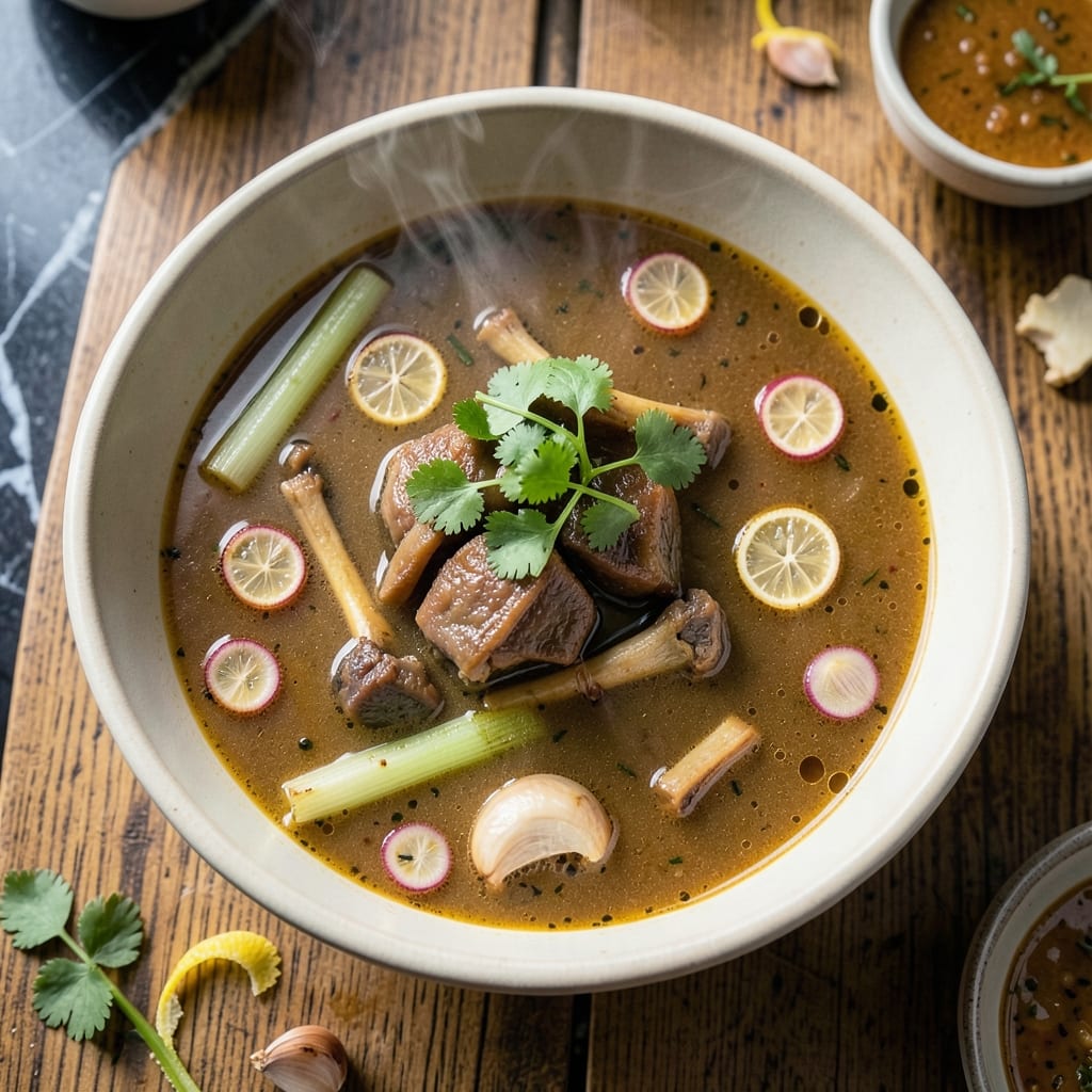 Alley Restaurant Oxtail Soup Recipe: Deep Umami Richness from Slow-Braised Bones