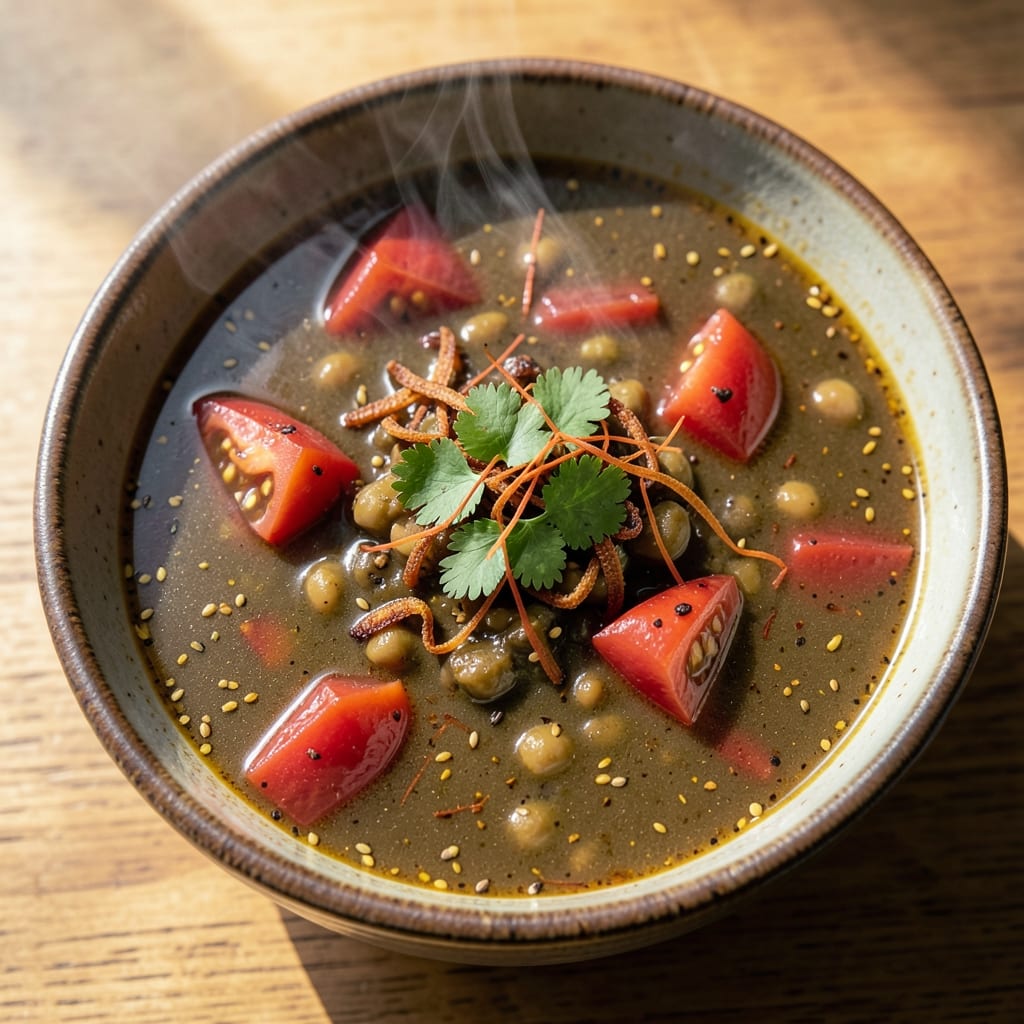 Aladdin's Eatery Lentil Soup Recipe: Toasted Cumin and Saffron Spice Symphony