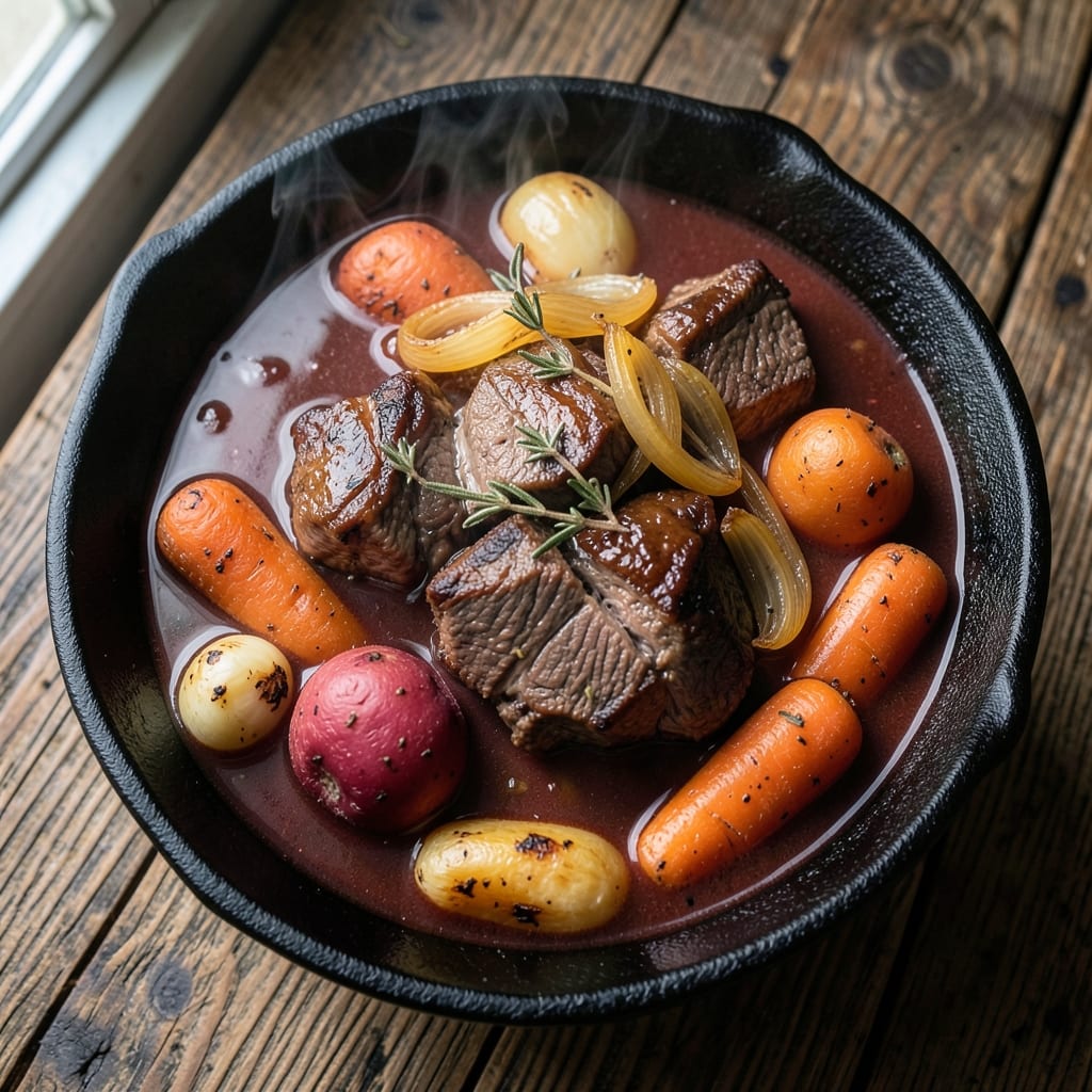 54th Street Outlaw Steak Soup Recipe: Smoky Beef and Barley Crunch Fusion