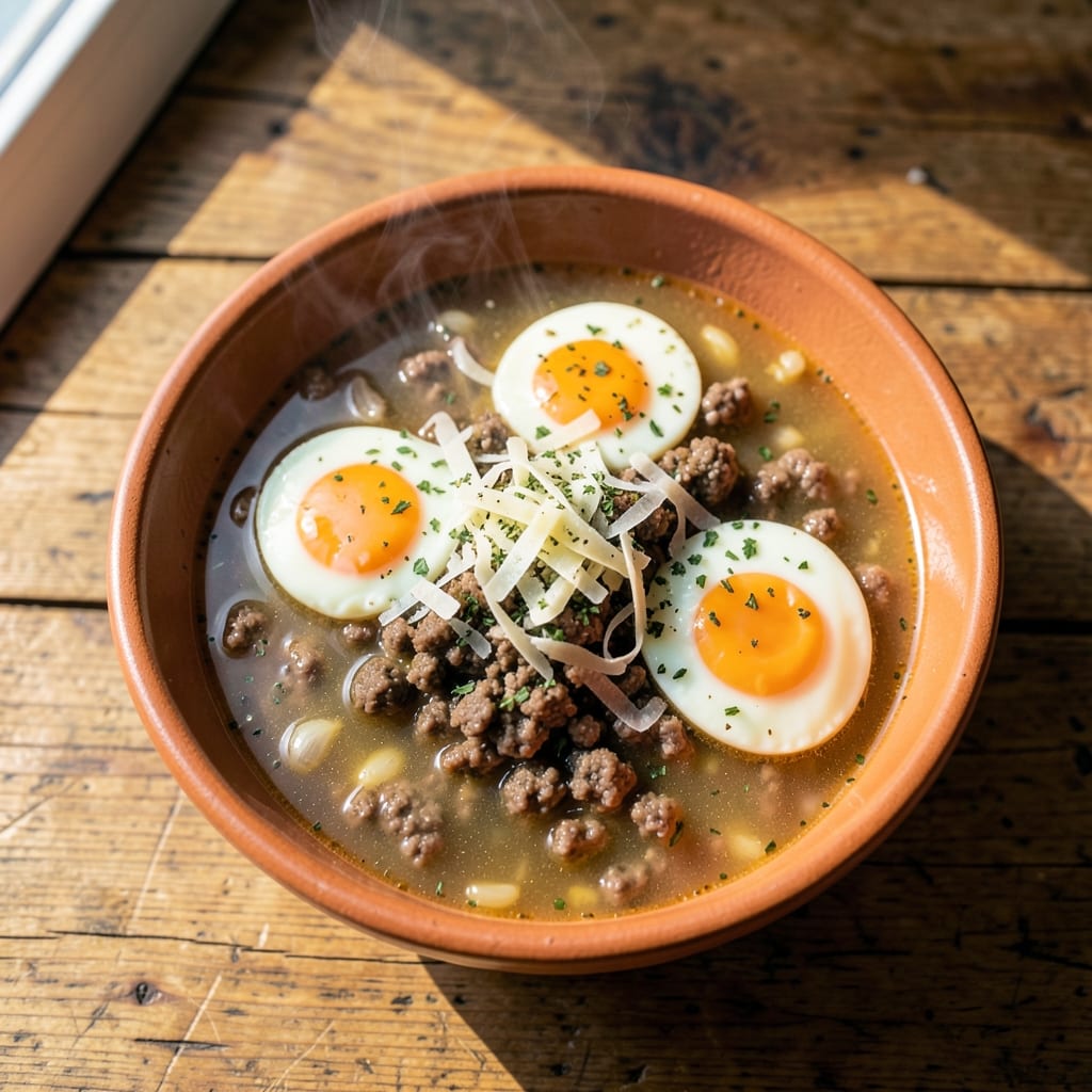 Alonti Italian Wedding Soup Recipe: Herbed Orzo and Meatball Harmony